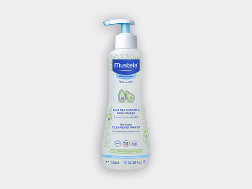 eau nettoyante sans rinçage Mustela bébé change enfant toilette à l'avocat bio - Mustela Canada - 1