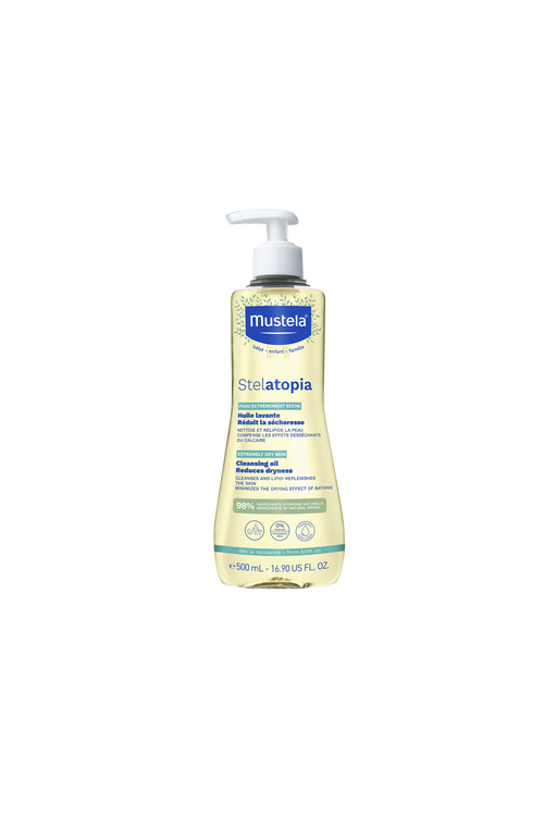 Stelatopia cleansing oil with ORGANIC Sunflower - Mustela Canada - 1