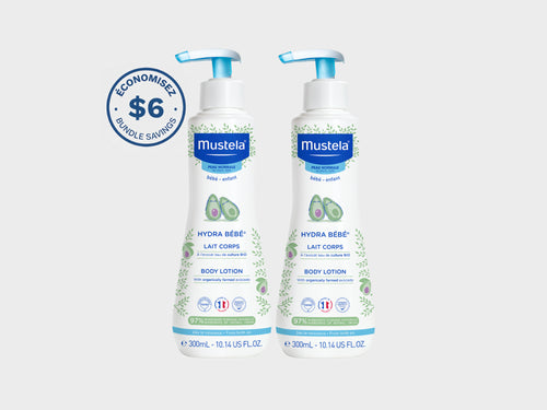 Duo Lait Corps Hydra Bébé à l'Avocat BIO - Mustela Canada - 1