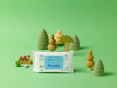 Lingettes nettoyantes à l'eau compostables - Mustela Canada - 2