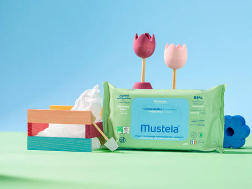 Compostables Cleansing Wipes With Perfume - Mustela Canada - 4