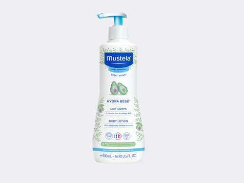Hydra Bébé body milk with organic avocado - Mustela Canada - 2